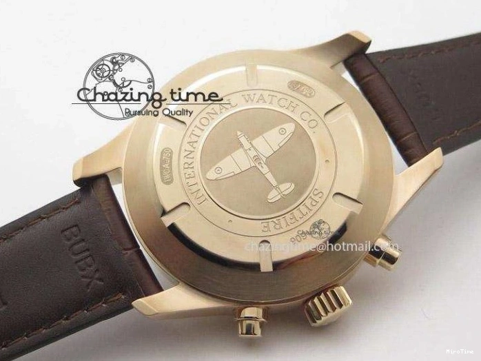 MIROTIME 0329 Pilot Chrono RG 3878 ZF Best Edition Grey Dial On Brown Leather Strap A UrbanChic 7330